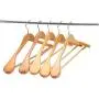 SUNTRADE 6-Pack Wide Shoulder Wooden Suit/Coat Hangers,Wood Coat Dress, Jacket, Heavy Clothes,Pant Hangers (Beige) SUNTRADE 6-Pack Wide Shoulder Wooden Suit/Coat Hangers,Wood Coat Dress, Jacket, Heavy Clothes,Pant Hangers (Beige)