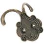 binifiMux 5-Pack Antique Bronze Wall Hooks for Coat Clothes Hat, Towel Hanger, Elephant Shape