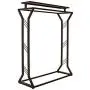 JIAYING Coat Rack Floorstanding Hangers Household Coat Rack,Modern Bedroom Metal Frame Clothes Hanger,Convenient and Durable,for Clothing, Umbrellas, Scarves,Bags, Hats