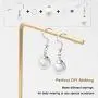 925 Sterling Silver Earring Hooks 150 PCS/75 Pairs,Ear Wires Fish Hooks,500pcs Hypoallergenic Earring Making kit with Jump Rings and Clear Silicone Earring Backs Stoppers (Silver) 925 Sterling Silver Earring Hooks 150 PCS/75 Pairs,Ear Wires Fish Hooks,500pcs Hypoallergenic Earring Making kit with Jump Rings and Clear Silicone Earring Backs Stoppers (Silver)