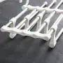 Glumes Magic Hangers Space Saving Clothes Hangers Organizer Multi Layers Metal Pant Slack Hangers Trouser Hanger - Closet Storage for Jeans Trousers Storage Pant Rack for Men Women and Kids Clothes