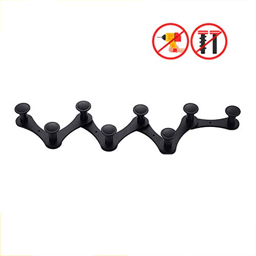 BBFZ Multi-Purpose Hooks Coat Hook Rack Wall Mount Hanger Heavy Duty Clothes Hook Rack Hat Holder,Space Aluminum Material,Item Finishing, Home Decoration BBFZ Multi-Purpose Hooks Coat Hook Rack Wall Mount Hanger Heavy Duty Clothes Hook Rack Hat Holder,Space Aluminum Material,Item Finishing, Home Decoration