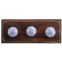 Indianshelf Handmade 1 Artistic Vintage Blue Wooden Star Clothes Hooks Hangers/Coat Hooks Wall Mounted