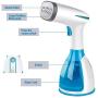 ZZYJYALG Hanging Ironing Machine Plastic Metal Handheld Transparent Water Tank Travel Bed Sheet Dormitory Curtain Cotton Cloth Portable Clothes Large Capacity High Temperature Ironing(Blue)
