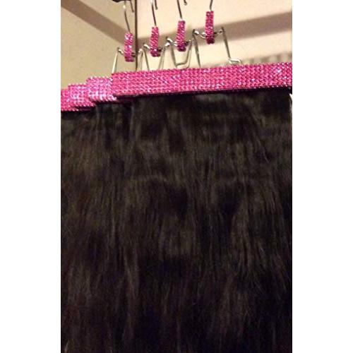Pink Fuchsia Hair Extension Hangers (set of 10)