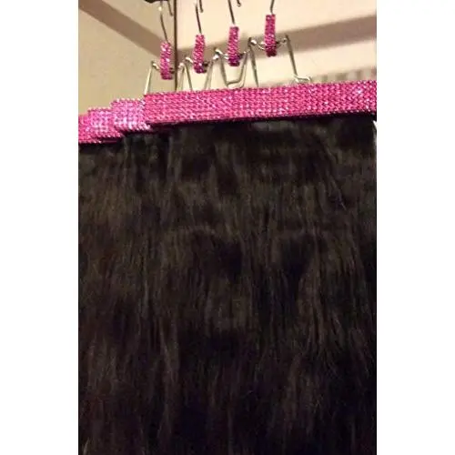 Pink Fuchsia Hair Extension Hangers (set of 10)