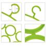 Kuber Industries Scarf Holder Tie Hanger Clothes Organizer for Accessories Like Scarfs, dupattas, Belts etc - 1 pc (Color Random) - KI3332