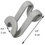 Croing 120 pcs Connector Hooks for Hangers, Cascading Hanger Hooks, Space Saving Hangers Hooks