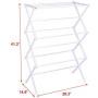 XGao Clothes Drying Rack Folding Towel Hanger Extendable Stainless Steel Storage Rod Heavy Duty Towel Racks Clothing Hangers for Hanging Laundry Home Bedroom Closet Indoor and Outdoors