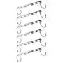 6Pcs Clothes Hanger Holders Save Space Wardrobe Clothing Organizer Racks Hangers for Clothes
