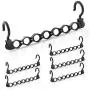 IPOW 6 Pack Magic Hanger Heavy Duty Plastic Closet Space Saving Hanger Wardrobe Clothing Cascading Hanger Organizer for Easy, Wrinkle-free Shirts, Pants, and Coats IPOW 6 Pack Magic Hanger Heavy Duty Plastic Closet Space Saving Hanger Wardrobe Clothing Cascading Hanger Organizer for Easy, Wrinkle-free Shirts, Pants, and Coats