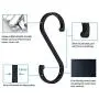 12pcs Heavy Duty Aluminum Black S Shaped Hooks, Hanging Hangers Hooks, Matte Finish S Hooks for Hanging Pots, Pans, Plants, Clothes, Towels(Black) 12pcs Heavy Duty Aluminum Black S Shaped Hooks, Hanging Hangers Hooks, Matte Finish S Hooks for Hanging Pots, Pans, Plants, Clothes, Towels(Black)