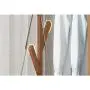 GGYDD Bamboo Tree Stand Clothes Hanger,Sturdy Coat Hat Rack Garment Rack with 3-Animal Storage Shelves and Hooks-Brown 30x158cm(12x62inch)