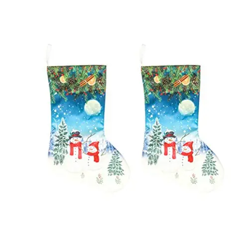 Xmas Ornament Christmas Stocking Snowflakes Christmas Decor Fork and Knives Pocket Tree Hanger for Gift Christmas Tree Decoration