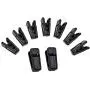 BESTCYC A-line Slim-line Plastic Finger Clips Clothes Pants Hangers Clips, 2.2 Inch, Set of 24pcs (Black) BESTCYC A-line Slim-line Plastic Finger Clips Clothes Pants Hangers Clips, 2.2 Inch, Set of 24pcs (Black)