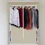 TOPINCN Lift Pull Down Closet Rod Wardrobe Hanger Adjustable Aluminum Space Saving Wardrobe Rail for Hanging Clothes (830-1150mm) TOPINCN Lift Pull Down Closet Rod Wardrobe Hanger Adjustable Aluminum Space Saving Wardrobe Rail for Hanging Clothes (830-1150mm)