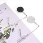 Garneck 6PCS Bag Hangers, Purse Hooks, Christmas Stocking Handbag Holder Round Metal Hangers for Table Desk