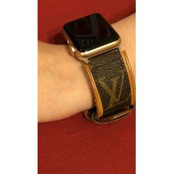 Handcrafted Iwatch bands handmade with re-purposed Canvas