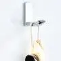 BATHSIR Brass Square Sliver Towel Hook Small Size Set of 2,Polished Chrome Robe Coat Hanger Wall Mounted Heavy Duty BATHSIR Brass Square Sliver Towel Hook Small Size Set of 2,Polished Chrome Robe Coat Hanger Wall Mounted Heavy Duty