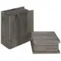 MyGift Vintage Grey Wood Faux Book Storage Boxes, Set of 2 MyGift Vintage Grey Wood Faux Book Storage Boxes, Set of 2