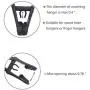 Tissir Plastic Hanger Clips, 24pc Black Clothes Clips - Strong Pinch Grip Finger Clips for Plastic Clothes Hangers Tissir Plastic Hanger Clips, 24pc Black Clothes Clips - Strong Pinch Grip Finger Clips for Plastic Clothes Hangers