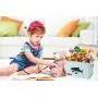 Toy Chest Kids Toy Cube Storage Boxes Large Decorative Storage Bin with Lid for Boys Girls Room