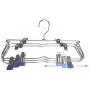 2pcs Random Color Heavy Duty 6 Tiers Metal Racks Skirt Pants Clothes Hanger Metal Foldable Wardrobe Storage Household Organizer Drying Hanger 2pcs Random Color Heavy Duty 6 Tiers Metal Racks Skirt Pants Clothes Hanger Metal Foldable Wardrobe Storage Household Organizer Drying Hanger
