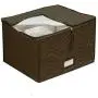 Wine Glass Goblets Deluxe china Storage Chest- Holds 12 Stemware Glasses-Brown Quilted Microfiber fabric-Protect your valuable glassware from scratches and cracks?by Richards Homeware Wine Glass Goblets Deluxe china Storage Chest- Holds 12 Stemware Glasses-Brown Quilted Microfiber fabric-Protect your valuable glassware from scratches and cracks?by Richards Homeware