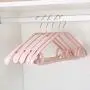 zhihuoyou Wide Shoulder Non-Slip Household Hanger Plastic Clothes Rack Clothes Rack Clothes Support 10 Packs Nordic Powder zhihuoyou Wide Shoulder Non-Slip Household Hanger Plastic Clothes Rack Clothes Rack Clothes Support 10 Packs Nordic Powder