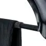 HANGERWORLD 5 Black 19.7inch Plastic Coat Clothes Garment Pant Skirt Bar Hangers 1.96inch Broad Shoulder Support HANGERWORLD 5 Black 19.7inch Plastic Coat Clothes Garment Pant Skirt Bar Hangers 1.96inch Broad Shoulder Support