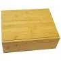 Jaycee Woodworks Stash Boxes Combo with Rolling Tray | 1 Smell Proof Stash Jar and Herb Grinder | 100% Bamboo Storage Boxes with Magnetic Lock and Removable Dividers