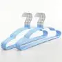 TOPIA HANGER Non-Slip Hanger, Adult Space Saving Metal & Rubber Coating Clothes Hangers, Laundry Metal Hangers, Blue Coat Hangers 20 Pack,CT12B TOPIA HANGER Non-Slip Hanger, Adult Space Saving Metal & Rubber Coating Clothes Hangers, Laundry Metal Hangers, Blue Coat Hangers 20 Pack,CT12B