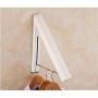ZTMN Wall Hanger Retractable Indoor Clothes Hanger Magical Folding Kitchen Drying Stand Rack Hanging Holder Organizer Stainless Steel
