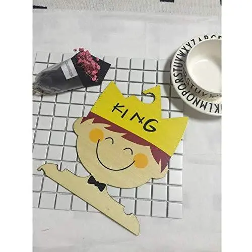 Studyset Kids Clothes Hangers,Cute Cartoon Children Wood Hanger for Kids Clothes Child Room Decoration 2520.50.5cm Prince Studyset Kids Clothes Hangers,Cute Cartoon Children Wood Hanger for Kids Clothes Child Room Decoration 2520.50.5cm Prince