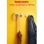 Adhesive Hooks,8Pack Wall Hooks for Hanging,Decorative Sticky Hooks for Bathrooms, Closets, Kitchen, Garage, Office,Waterproof and Oil Proof Wall Hangers