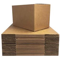 AmazonBasics Moving Boxes - Small, 16" x 10" x 10", 25-Pack