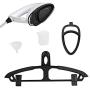 COSTWAY 2-in-1 Garment Steamer, Heavy Duty Powerful Clothes Fabric Steamer for Home and Commercial Use, Dual-Use Iron and Garment with Fabric Brush, Garment Hanger, 1600W