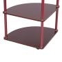 HSada Coat Rack Stand - Super Easy Assembly NO Tools Required - Multi-Functional Corner Garment Rack Clothing Rack with Hanger and 2-Tier Durable Shelf for Shoes Clothes Storage - Ship from US