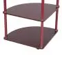 HSada Coat Rack Stand - Super Easy Assembly NO Tools Required - Multi-Functional Corner Garment Rack Clothing Rack with Hanger and 2-Tier Durable Shelf for Shoes Clothes Storage - Ship from US