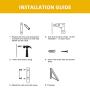 EZEYU Aluminium Triangle Folding Clothes Hangers Wall-Mounted Adjustable Hidden Drying Rack Bathroom Accessories Towel Holder (Black-1pc)