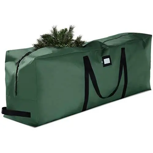 Premium Large Christmas Tree Storage Bag - Fits Up to 9 ft. Tall Artificial Disassembled Trees, Durable Handles & Sleek Dual Zipper - Holiday Xmas Bag Made of Tear Proof 600D Oxford - 5 Year Warranty Premium Large Christmas Tree Storage Bag - Fits Up to 9 ft. Tall Artificial Disassembled Trees, Durable Handles & Sleek Dual Zipper - Holiday Xmas Bag Made of Tear Proof 600D Oxford - 5 Year Warranty