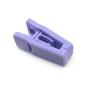 Plastic Slim-line Finger Clip Black Hanger Clips (60, Purple)