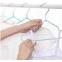 10pcs Children Baby Clothes Hanger Clothes Drying Rack Non-Slip Metal Shirt Hook Hangers Coat Hanger Clothes Accessories Rack Random Color