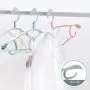 Yuqianjin Plastic Clothes Hanger,Space Saving Clothes Hangers Extra Thick Plastic Wide Shoulder Adult 360 Degrees Rotate Slip Resistant Standard Clothing Hanger Ideal for Everyday Use(10 Pack)