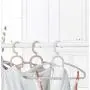 SAASNY Standard Plastic Hangers,[25 Pack] Premium Plastic Hangers with Tie Bar - Heavy Duty -Space Saving & Non Slip - Plastic Suit Hangers,Clothes Hanger (Dark Grey) for Drying and Storage