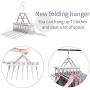 Closet Clothes Hangers Space Saving Hangers Multi-Function Plastic Cascading Hanger Non Slip with Drying Rack Wardrobe Dorm Apartment