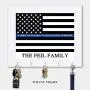 Personalized Key Holder, Police Officer Gift, Key Hanger, Wall Key Rack, Wall Key Holder, Key Holders, Rustic Wood Key Holder 10" x 12"