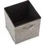 EZOWare 4 Pack Fabric Foldable Cubes Bin Organizer Container with Handles (10.5 x 10.5 x 11 inch) for Drawer, Nursery, Closet, Office, Home - Gray EZOWare 4 Pack Fabric Foldable Cubes Bin Organizer Container with Handles (10.5 x 10.5 x 11 inch) for Drawer, Nursery, Closet, Office, Home - Gray