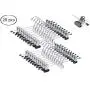 Amber Home 13 Inch Add-On Heavy Duty Stackable Metal Slacks Pants and Skirt Hanger Chrome with Extra Strong Non-Slip Adjustable Clips (20 Pack) Amber Home 13 Inch Add-On Heavy Duty Stackable Metal Slacks Pants and Skirt Hanger Chrome with Extra Strong Non-Slip Adjustable Clips (20 Pack)