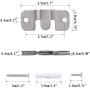 Furniture Flush Mount Bracket, Headboard Wall Mount Hardware, Large Picture and Mural Painting Hangers, Mirror Clips, Stainless Steel Mount Brackets Connectors 2 Sets (Small) Furniture Flush Mount Bracket, Headboard Wall Mount Hardware, Large Picture and Mural Painting Hangers, Mirror Clips, Stainless Steel Mount Brackets Connectors 2 Sets (Small)
